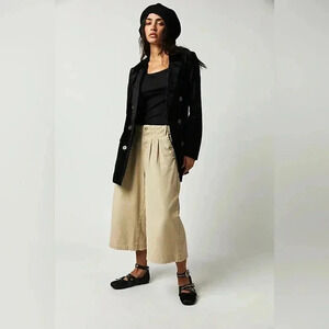 NWOT Free People Hard Rain Gaucho Pants